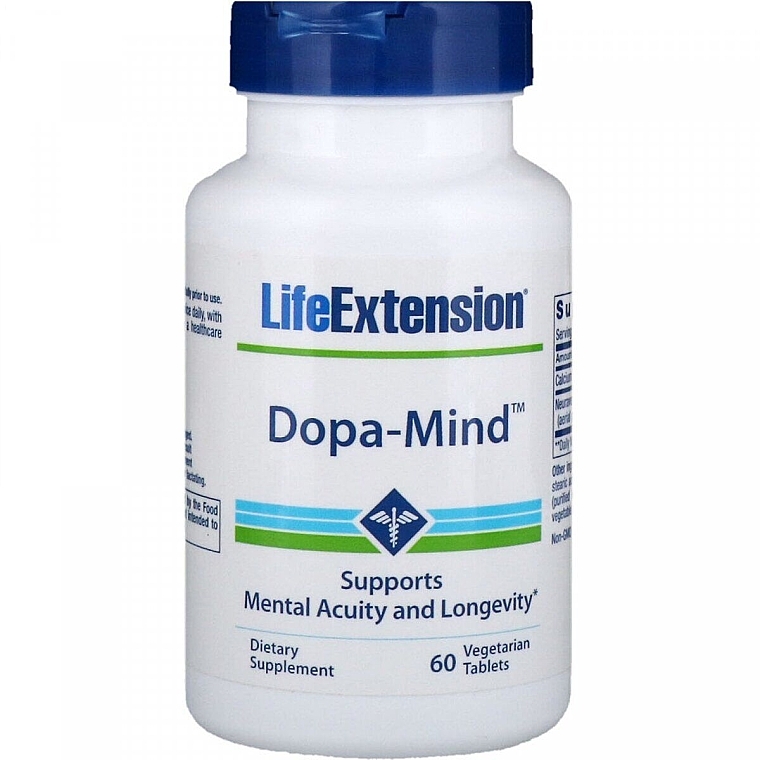 Препарат для памяти и когнитивных функций - Life Extension Dopa-Mind — фото N2