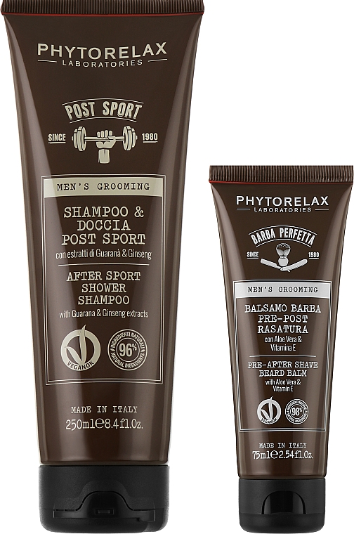 Набор - Phytorelax Laboratories Perfect Beard (shampoo/250ml + bear/balm/75ml) — фото N2
