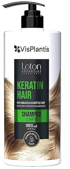 Шампунь для волосся з кератином - Vis Plantis Loton Keratin Hair Shampoo — фото N2