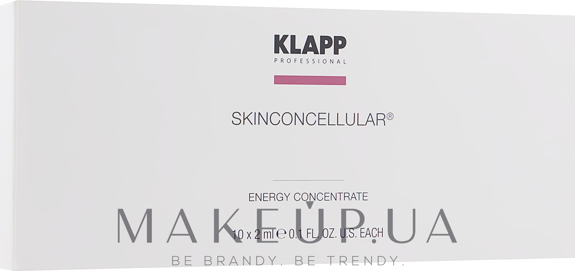 Ампулы «Энергетические» - Klapp Skin Con Cellular Energy Concentrate — фото 10x2ml