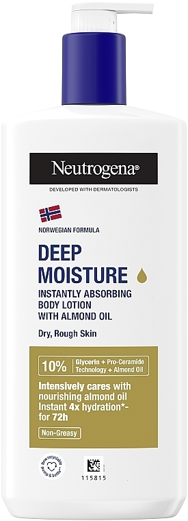 Эмульсия для тела - Neutrogena Deep Moisture Creamy Oil — фото N1