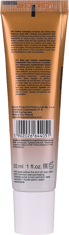 База під макіяж "Заповнювач мімічних зморшок" - Vollare Cosmetics Wrinkles Filler Base — фото N2