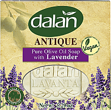 Парфумерія, косметика Тверде мило з оливковою олією  - Dalan Antique Lavander Soap With Olive Oil 100%