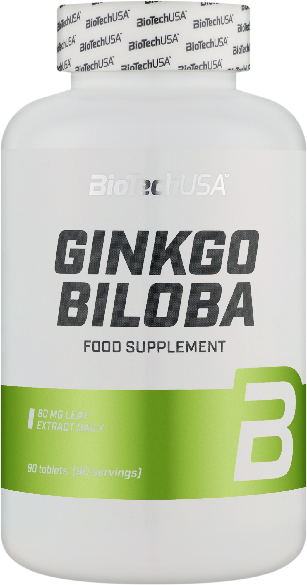 Пищевая добавка "Гинкго билоба" - BioTechUSA Ginkgo Biloba — фото 90шт