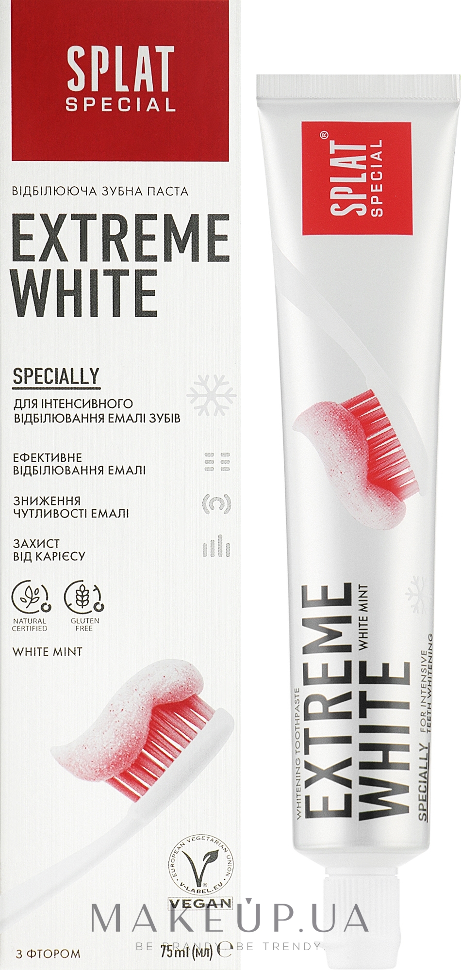 Зубная паста "EXTREME WHITE" - SPLAT Special  — фото 75ml