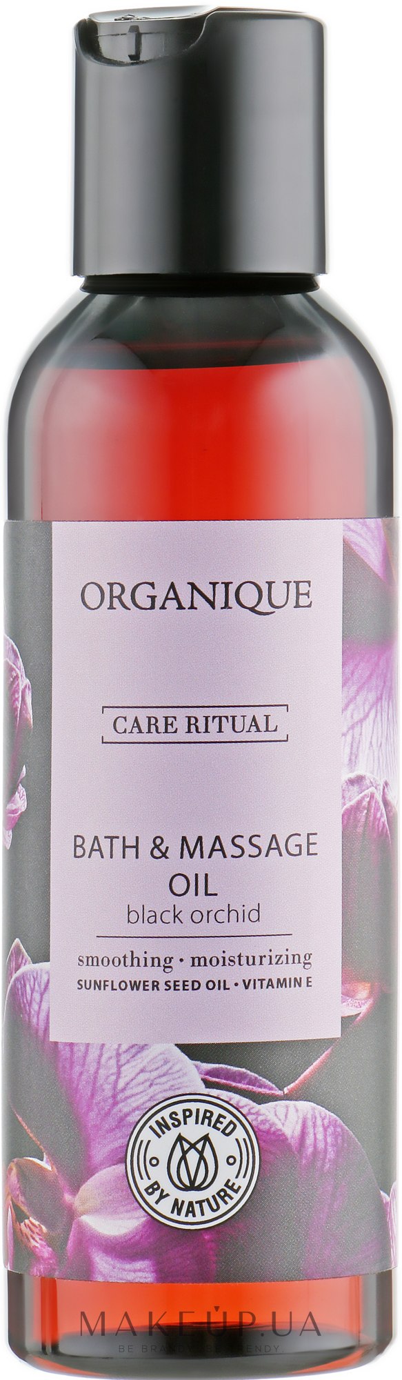 Масло для ванни і масажу "Чорна орхідея" - Organique HomeSpa Bath & Massage Oil — фото 125ml