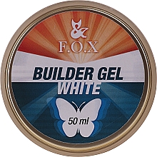 Білий гель  - F.O.X Builder White Gel — фото N2