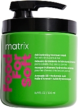 Духи, Парфюмерия, косметика Маска для интенсивного питания и увлажнения волос - Matrix Food For Soft