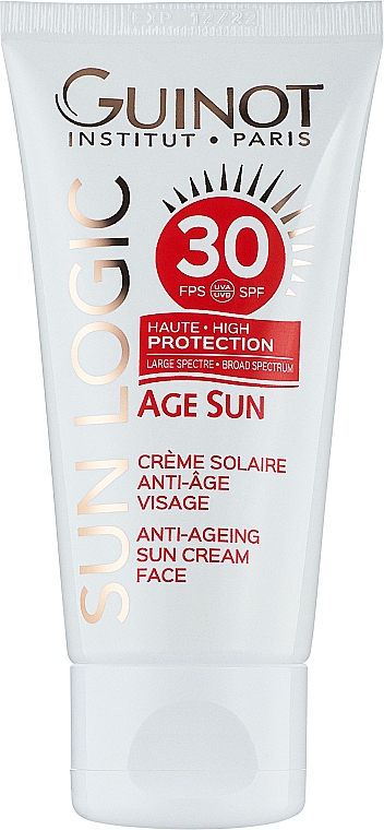 Антивозрастной крем от солнца - Guinot Age Sun Anti-Ageing Sun Cream Face SPF30 — фото N1