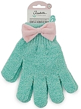 Парфумерія, косметика Скраб-рукавички "Mintgreen" - Isabelle Laurier Scrub Gloves