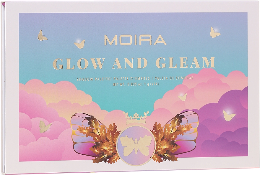Палетка тіней для повік - Moira Glow And Gleam Shadow Palette — фото N4