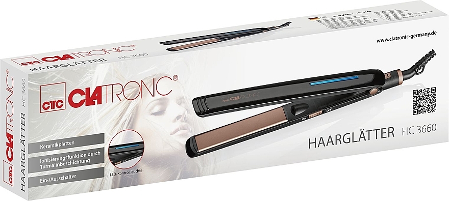 Випрямляч для волоcся HC 3660 - Clatronic Hair Straightener — фото N2