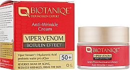 Крем для обличчя проти зморщок 50+ - Maurisse Biotaniqe Dermoskin Expert Viper Venom Botulin Effect Anti-Wrinkle Cream 50+ — фото N2