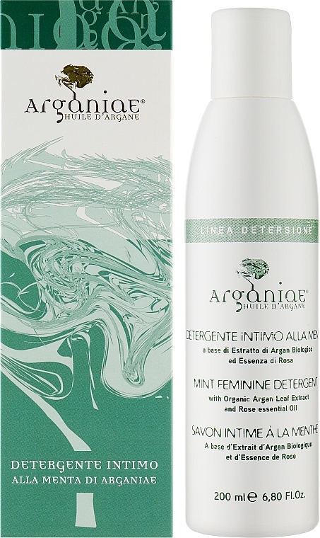 Засіб для інтимної гігієни "М'ята" - Arganiae Mint Feminine Detergent — фото N2