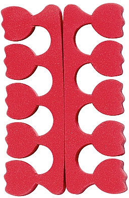 Роздільники для пальців ніг у вигляді тюльпанів, червоні - Peggy Sage — фото N1