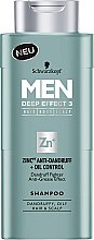 Духи, Парфюмерия, косметика Шампунь против перхоти - Schwarzkopf Men Deep Effect 3 Zinc Anti-Dandruff+Oil Control Shampoo