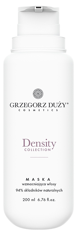 Зміцнювальна маска для волосся - Grzegorz Duzy Cosmetics Density Collection Hair Mask — фото N1
