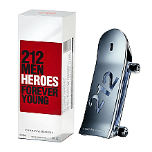 Carolina Herrera 212 Men Heroes Forever Young - Набор (edt/90ml + b/wash/100ml + edt/10ml) — фото N3