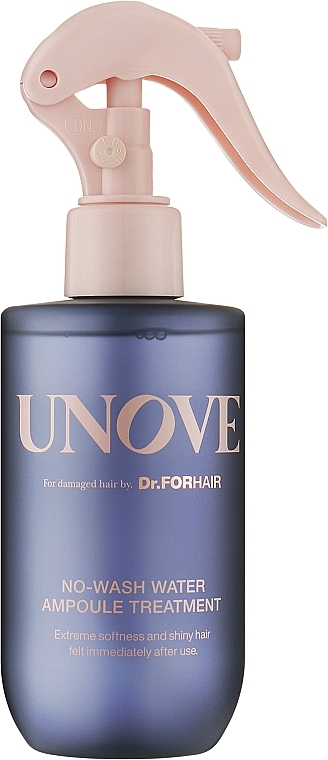 Незмивний спрей-догляд для захисту і відновлення пошкодженого волосся - Dr. Forhair Unove No-Wash Water Ampoule Treatment — фото N1