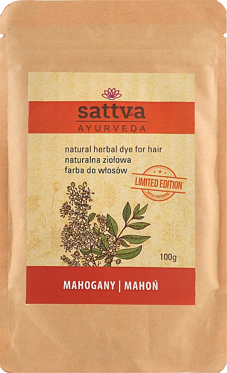 Фарба для волосся - Sattva Ayurveda Natural Herbal Hair Dye — фото N1