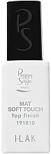 Парфумерія, косметика Матове топове покриття для нігтів - Peggy Sage Top Finish Mat Soft Touch I-Lak