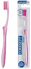 Зубная щетка "Extra Soft 0.12" мягкая, розовая - Curaprox Curasept Toothbrush — фото N3