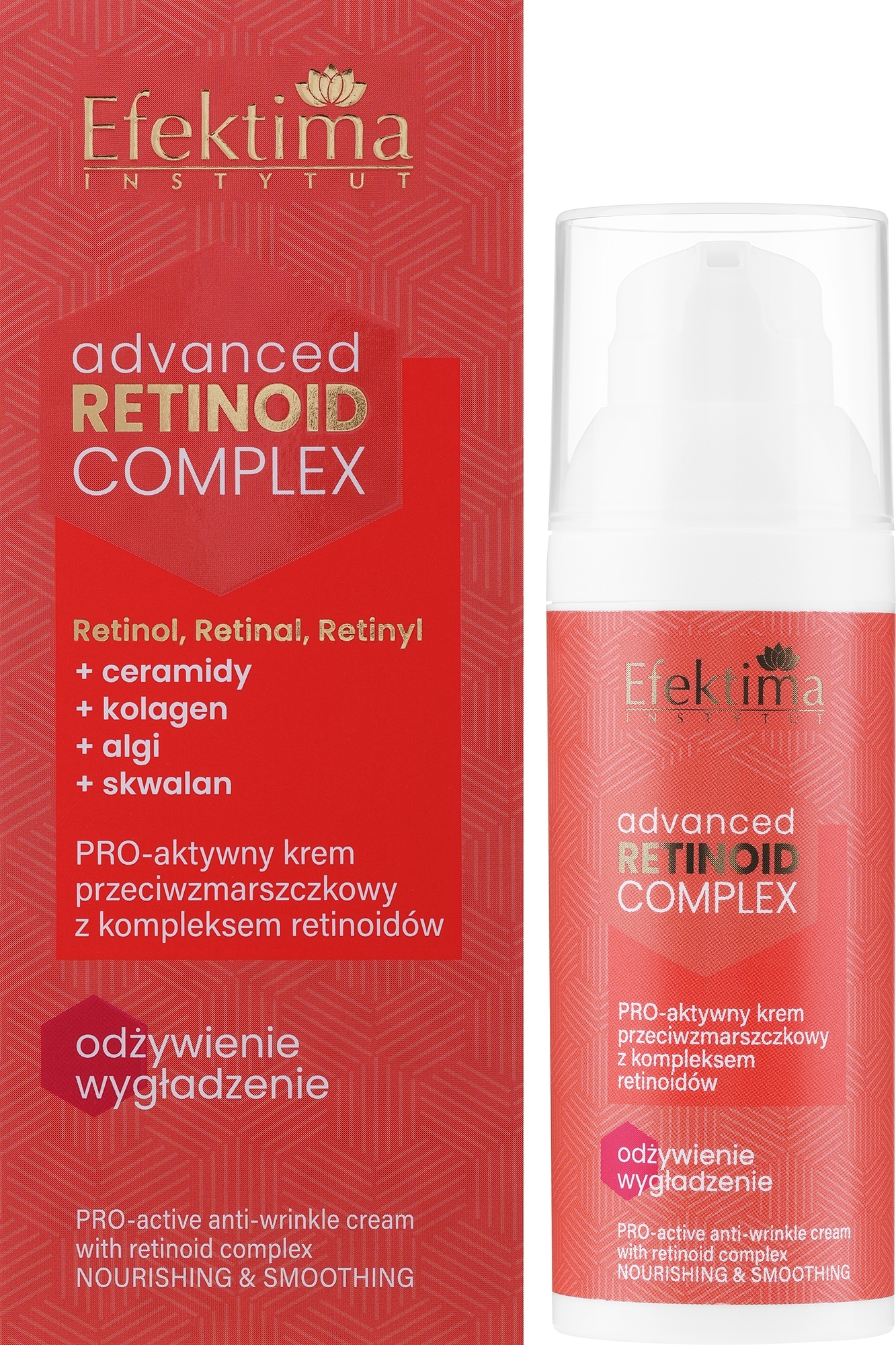 Активний крем проти зморщок з ретиноїдним комплексом - Efektima Instytut Advanced Retinoid Complex — фото 50ml