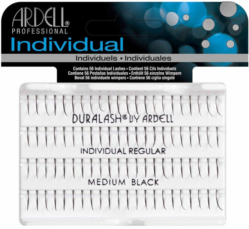 Набор накладных ресниц - Ardell Individual Regular Medium Black Lashes — фото N1