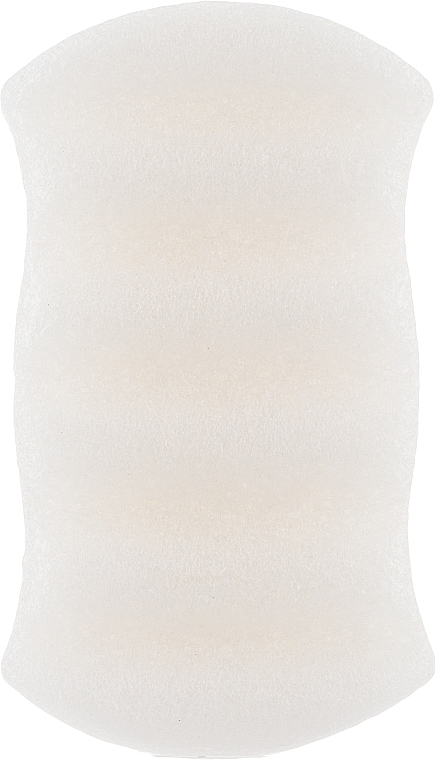 Спонж - The Konjac Sponge Company Premium Six Wave Body Puff Pure White 100% — фото N1