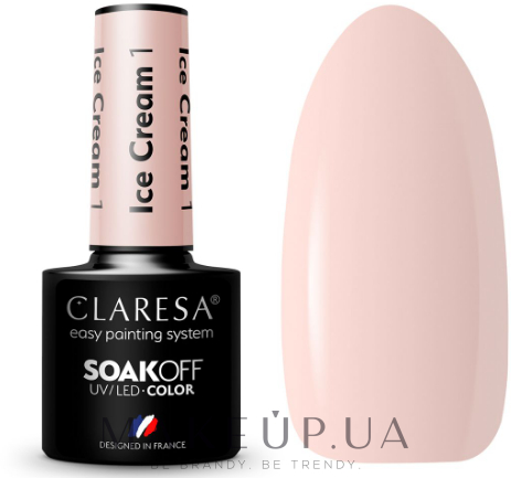 Гель-лак для нігтів - Claresa Ice Cream Soak Off UV/LED Color — фото 1