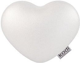 Парфумерія, косметика Підлокітник для манікюру "Серце", Silver - Kodi Professional