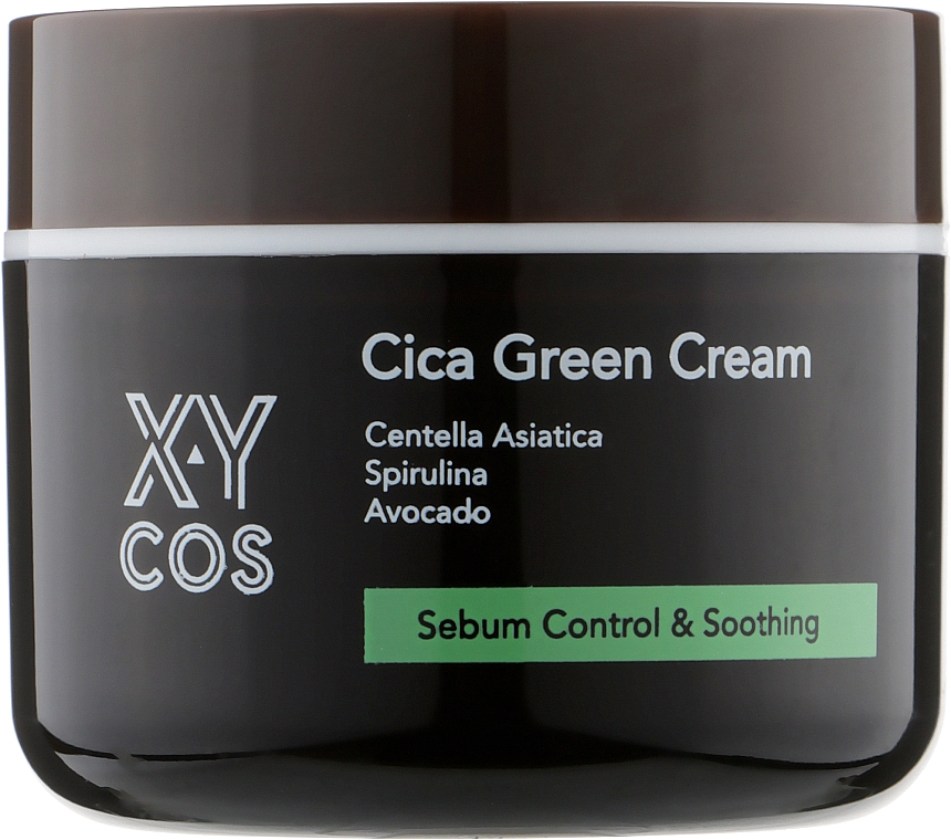 Крем для обличчя з центелою азіатською - XYcos Cica Green Cream — фото N1