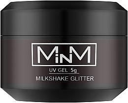 Гель камуфлюючий - M-in-M Gel Cover Milkshake Glitter — фото N1