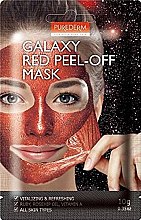 Парфумерія, косметика Маска-пілінг для обличчя "Червона" - Purederm Galaxy Red Peel-Off Mask