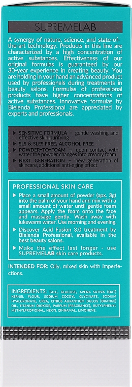 Нежное средство для очищения лица - Bielenda Professional SupremeLab Acid Fusion — фото N3