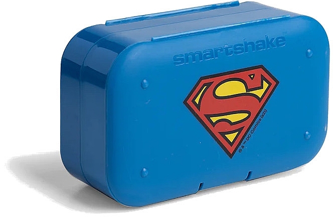Органайзер для вітамінів - SmartShake Pill Box Organizer Superman — фото N1