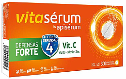 Шипучі таблетки для імунітету - Apiserum Vitaserum Defenses Forte — фото N2