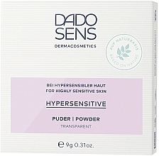 Прозрачная пудра для очень чувствительной кожи - Dado Sens Hypersensitive Powder Transparent — фото N3