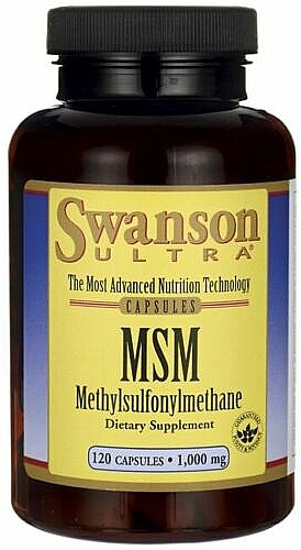 Диетическая добавка "Метилсульфонилметан", 1000мг - Swanson MSM — фото N1