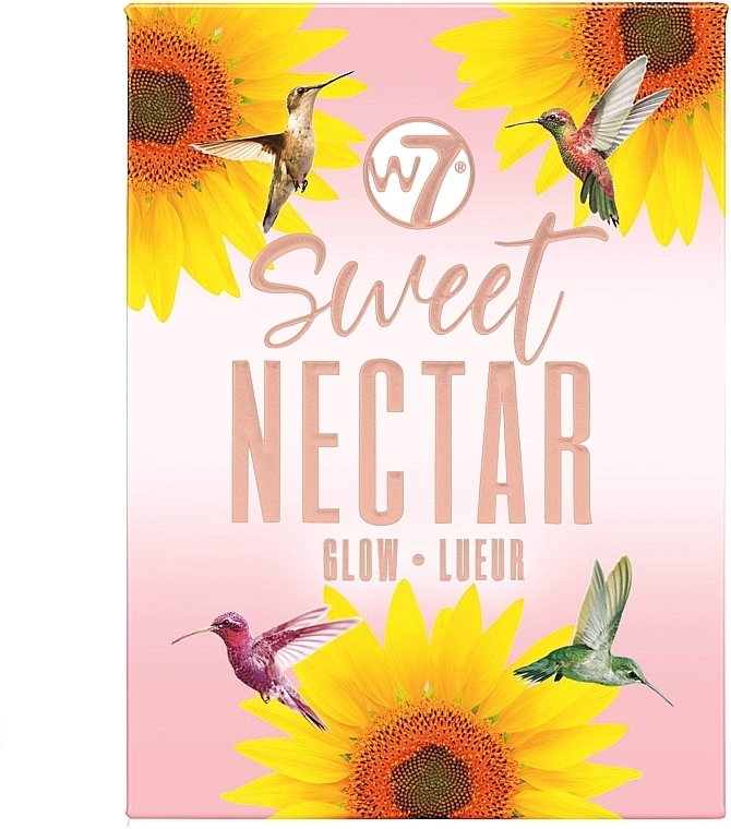Палетка для макіяжу - W7 Sweet Nectar Glow Bronzer & Highlighter — фото N2