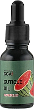 Парфумерія, косметика Олія для кутикули "Кавун" - GGA Professional Cuticle Oil