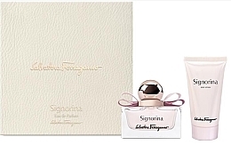 Духи, Парфюмерия, косметика Salvatore Ferragamo Signorina - Набор (edp/30ml + b/lot/50ml)