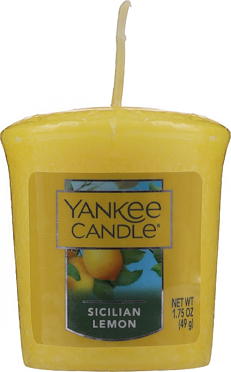 Ароматическая свеча "Сицилийский лимон" - Yankee Candle Sicilian Lemon — фото N3