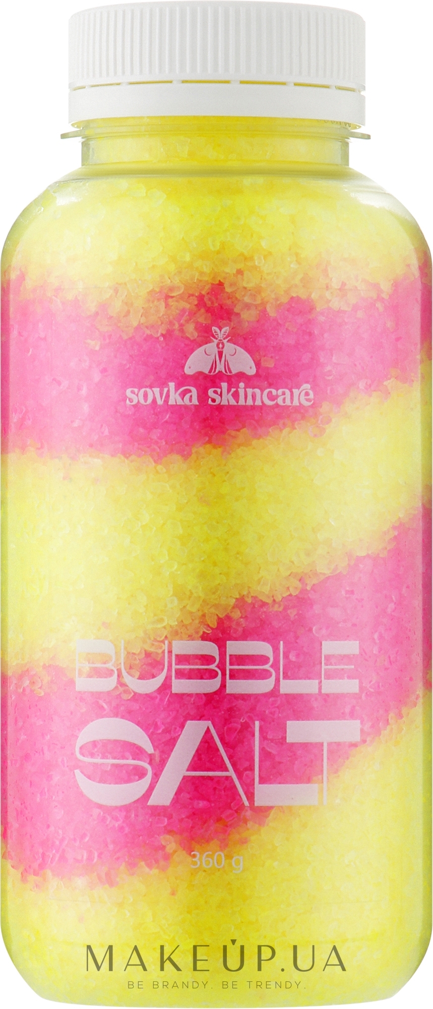 Сіль-піна для ванни "Кохання це..." - Sovka Skincare Bubble Salt Love is... — фото 360g