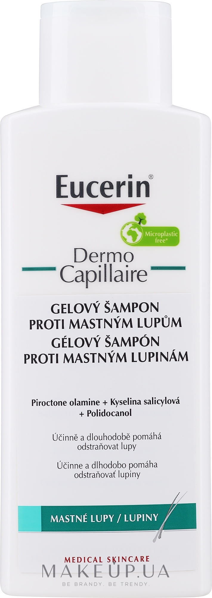 Шампунь против перхоти для жирных волос - Eucerin DermoCapillaire Anti-Dandruff Gel Shampoo — фото 250ml