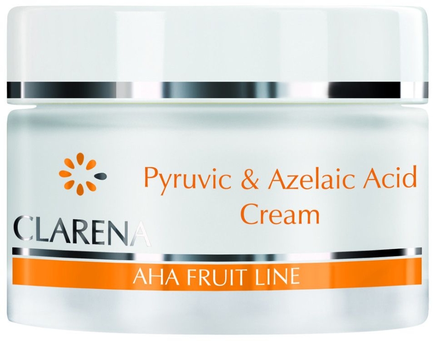 Крем с пировиноградной и азуленовой кислотами - Clarena AHA Friut Line Pyruvic & Azelaic Acid Cream