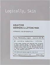 Парфумерія, косметика Маска для клітинного оновлення шкіри обличчя - Logically Skin Aquatide Soothing & Lifting Mask
