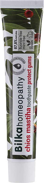 Гомеопатична зубна паста "Хіос Мастіха" - Bilka Homeopathy Chios Mastiha Toothpaste — фото N1