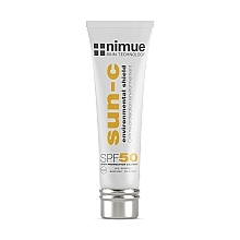 Парфумерія, косметика Сонцезахисний крем - Nimue Skin Technology Sun-C Environmental Shield SPF50 (Travel Size)