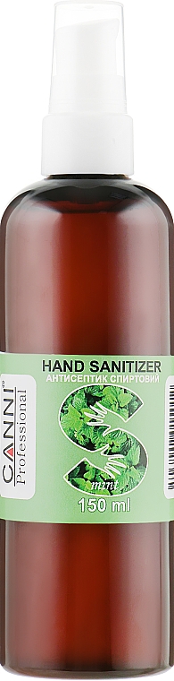 Антибактериальное средство для обработки рук и ногтей - Canni Hand Sanitizer Mint — фото N3